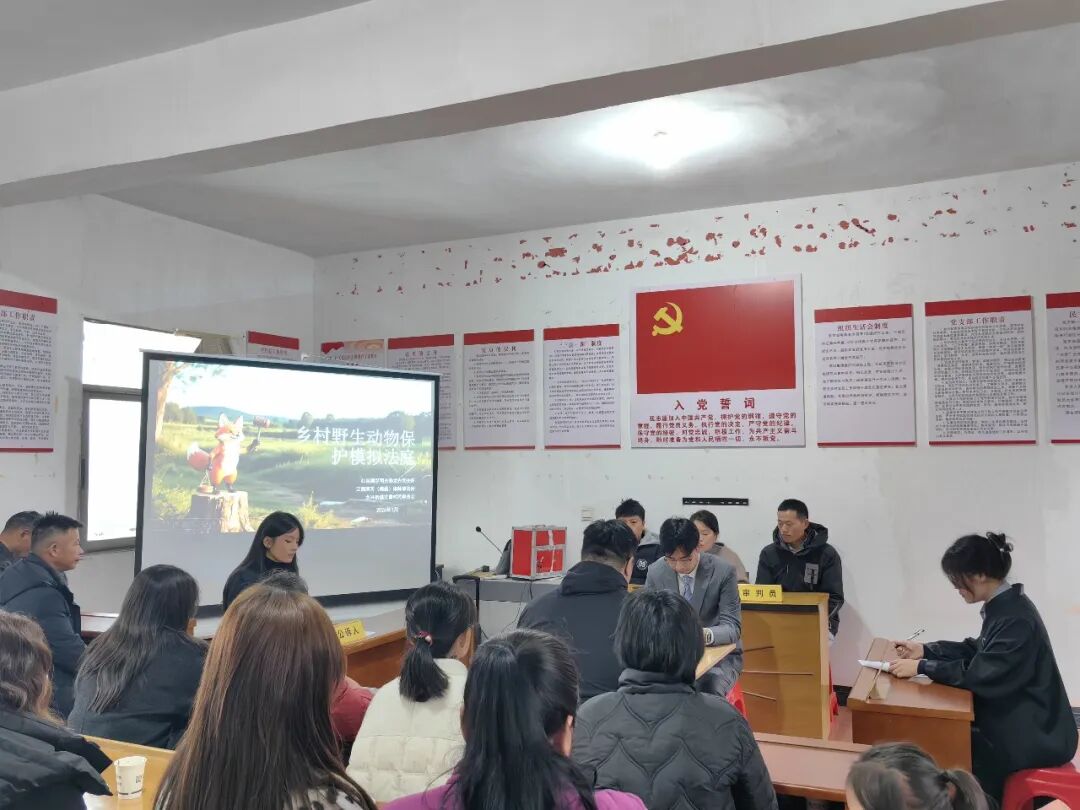 南昌红谷滩：模拟法庭进乡村，以案释法护生灵