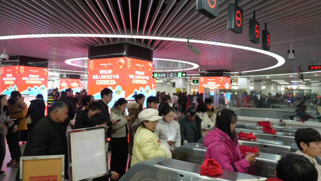 南昌地铁春节期间客流强度位居全国前列，总客运量达883.59万人次